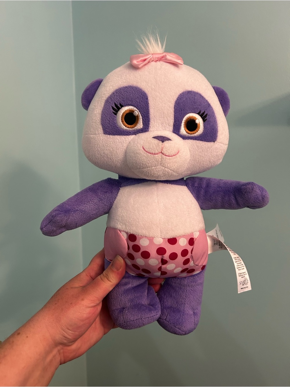 Word Party Lulu Baby Panda 13” Talking Plush Interactive Toy 12 Phrases Works